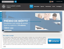 Tablet Screenshot of mediateca.lis.ulusiada.pt